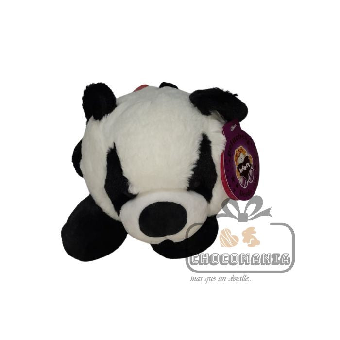 PELUCHE PANDA ACOSTADO 46CM SIN LICENCIA