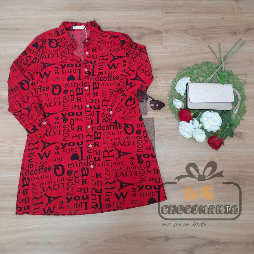 000000000.2 RED BLOUSE B-004 S/M