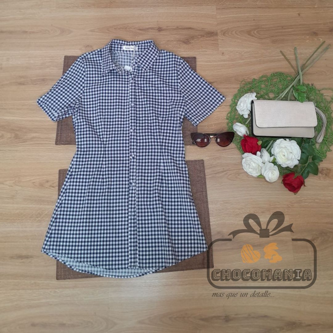 00000000.7 CHECKED BLOUSE B-005 SIZE S