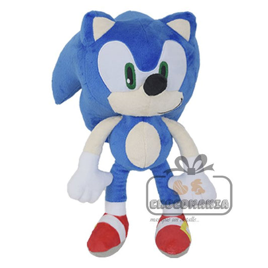 PELUCHE DE SONIC AZUL 35CM SIN LICENCIA