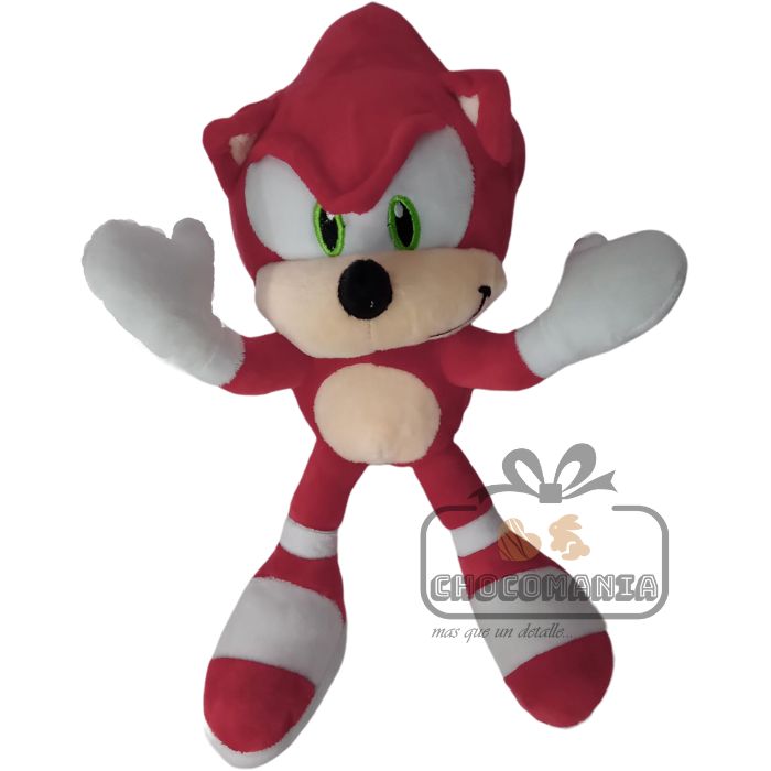 PELUCHE DE SONIC PEQUEÑO 27CM (VARIOS COLORES) SIN LICENCIA