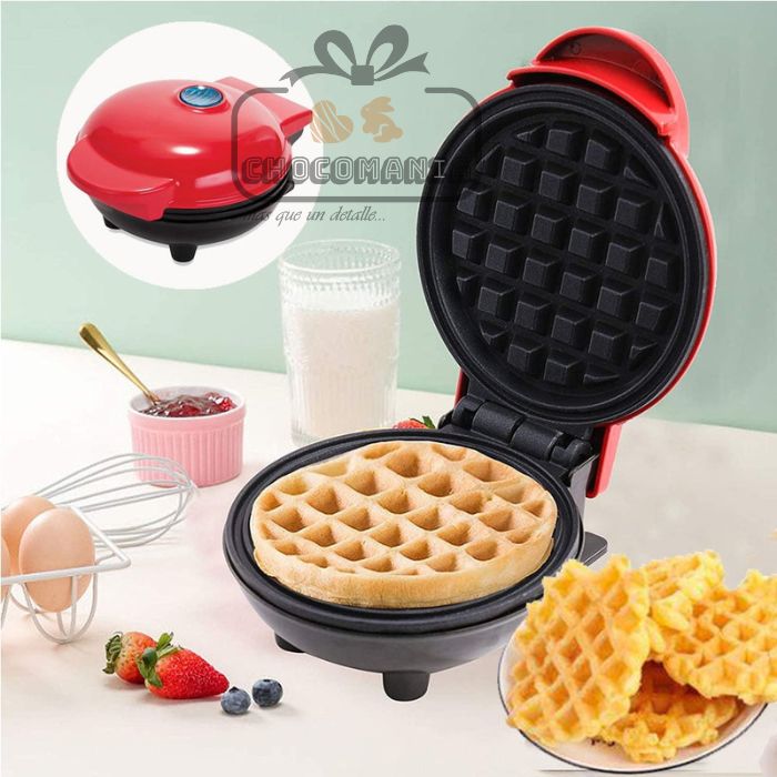 MINI WAFFLER MAKER 350 WATTS RED