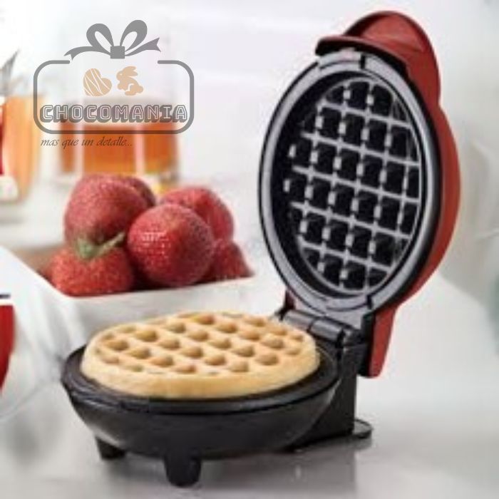 MINI WAFFLER MAKER 350 WATTS RED