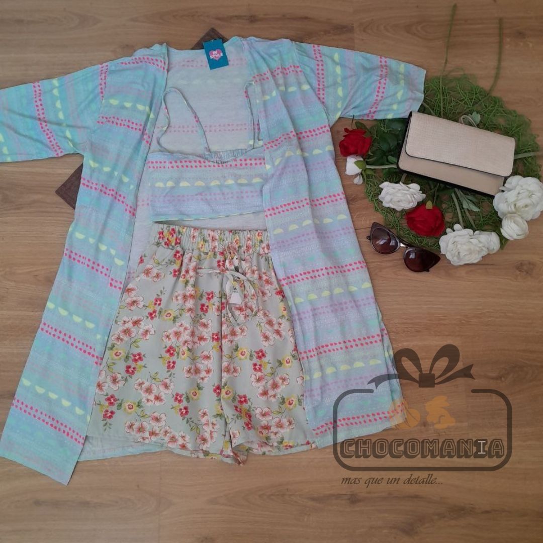 3-PIECE BEACH SET, ONE SIZE UP TO M