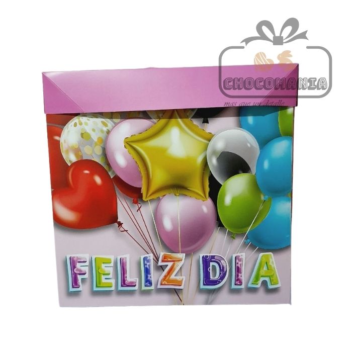 CAJA DE REGALO MEDIANA 30X30 CM VARIOS DISEÑOS