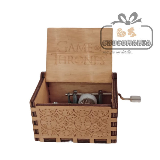 CAJA MUSICAL DE MADERA GAME OF THRONES