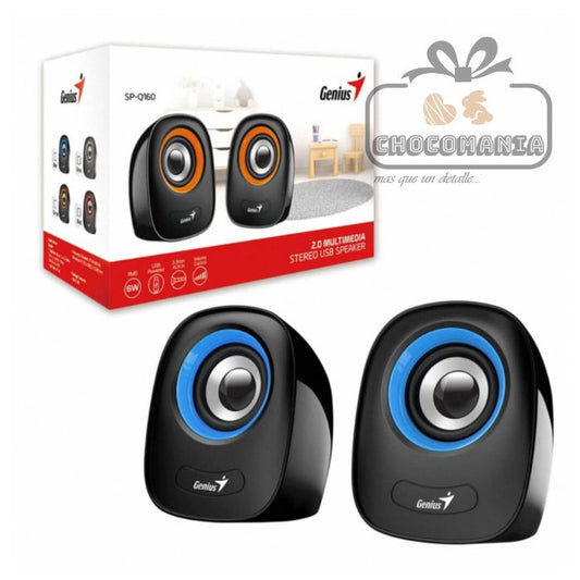 PARLANTE GENIUS SP-Q160 AZUL PARA COMPUTADOR