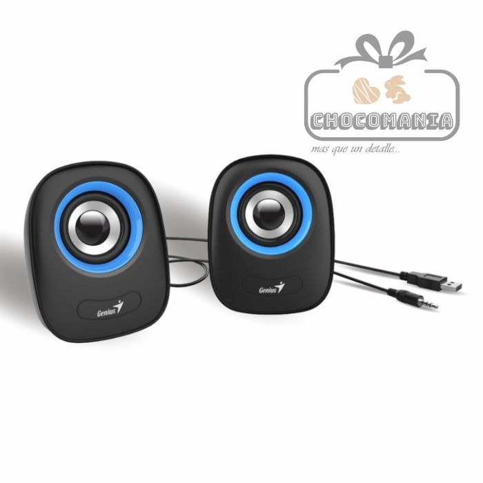 PARLANTE GENIUS SP-Q160 AZUL PARA COMPUTADOR