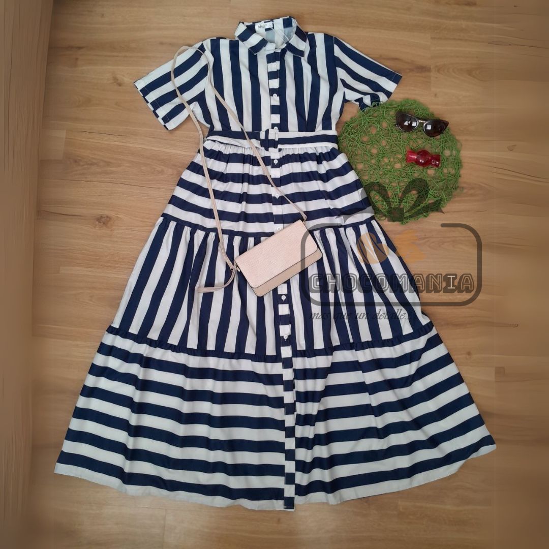 STRIPED DRESS L/XL 