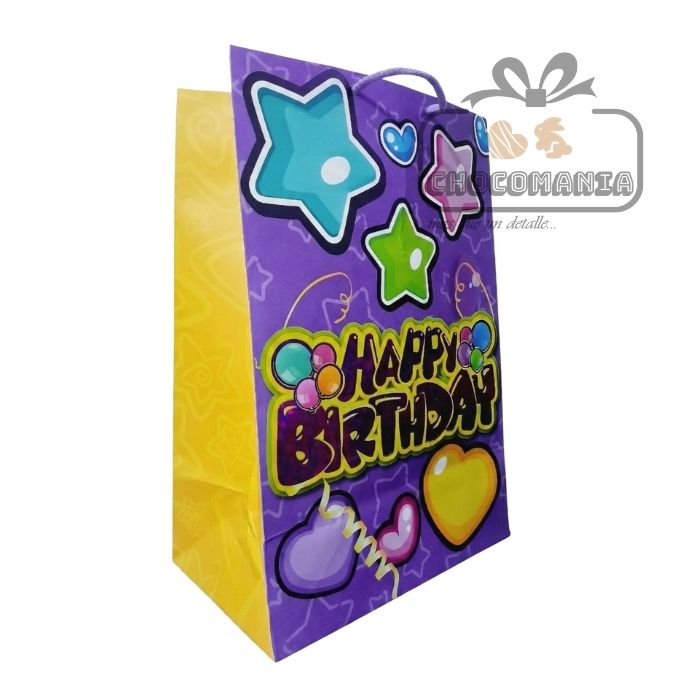 FUNDA DE REGALO GRANDE CON FRASE VARIOS DISEÑOS