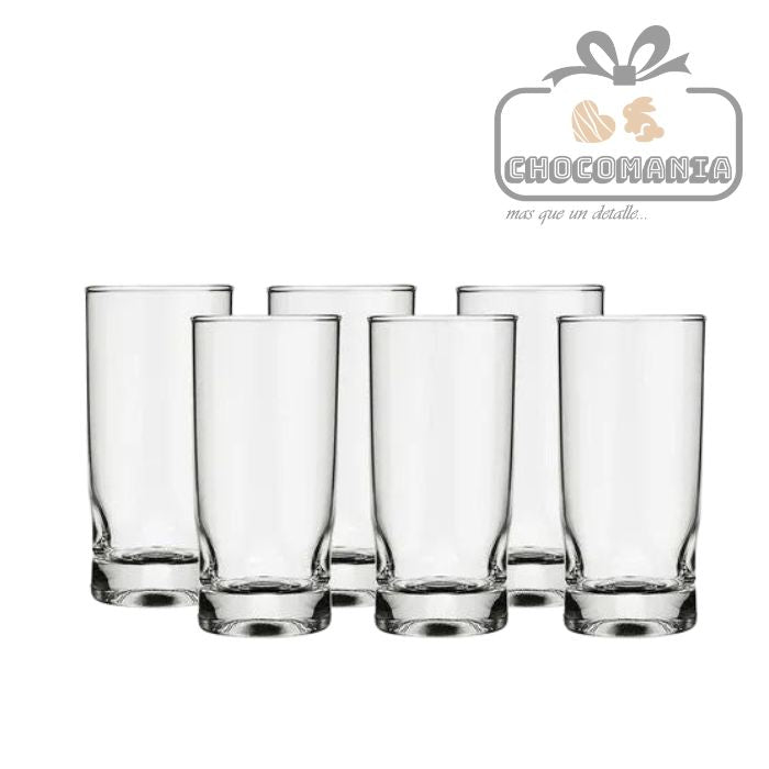 SET DE 6 VASOS MODELO AMASSADINHO MARCA NADIR