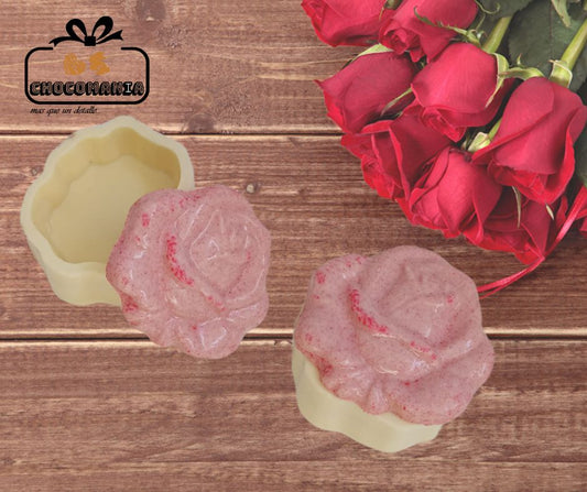 COFRE ROSA DE CHOCOLATE (PREVIO PEDIDO)