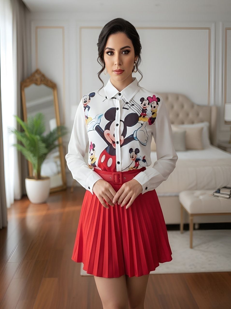 MICKEY BLOUSE SIZE S