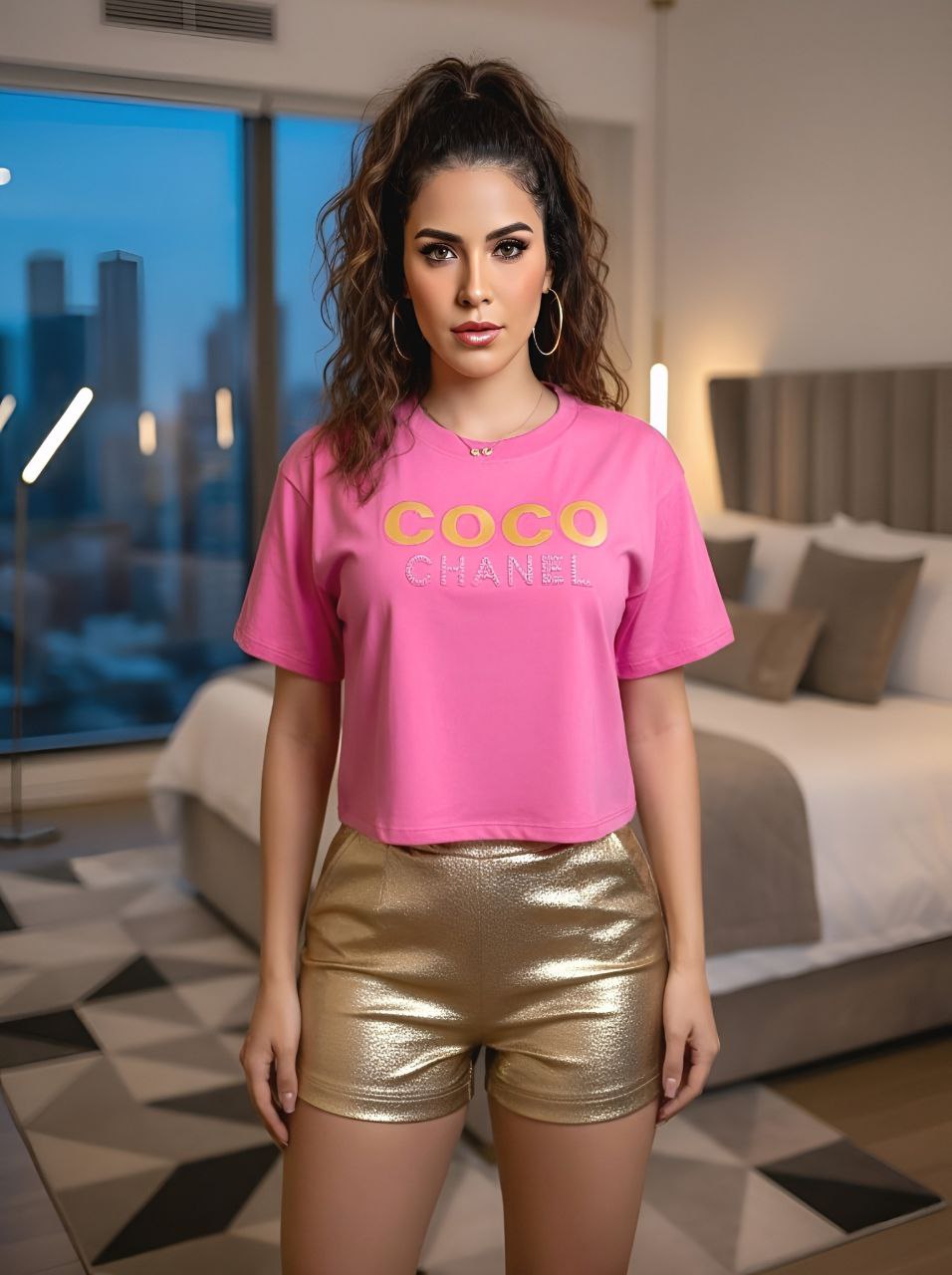 COCO OVERSIDE TOP ONE SIZE UP TO L