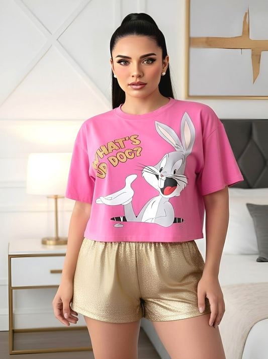 TOP OVERSIDE RABBIT ONE SIZE UP TO A L