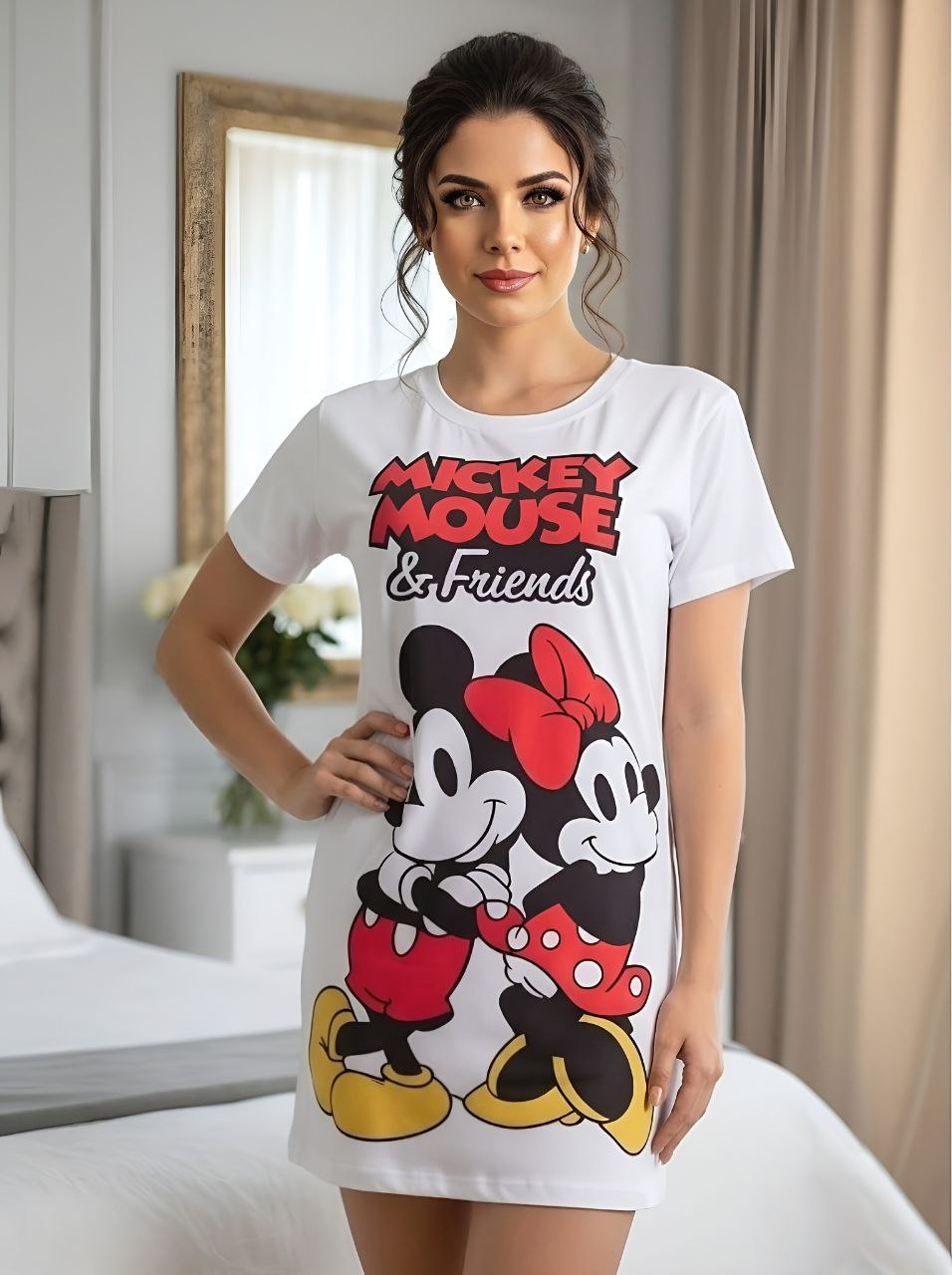 CAMISETA OVERSIDE TALLA UNICA HASTA UNA L - CHOCOMANIA