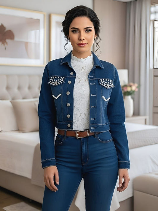 CHAQUETA JEAN TALLA S - CHOCOMANIA