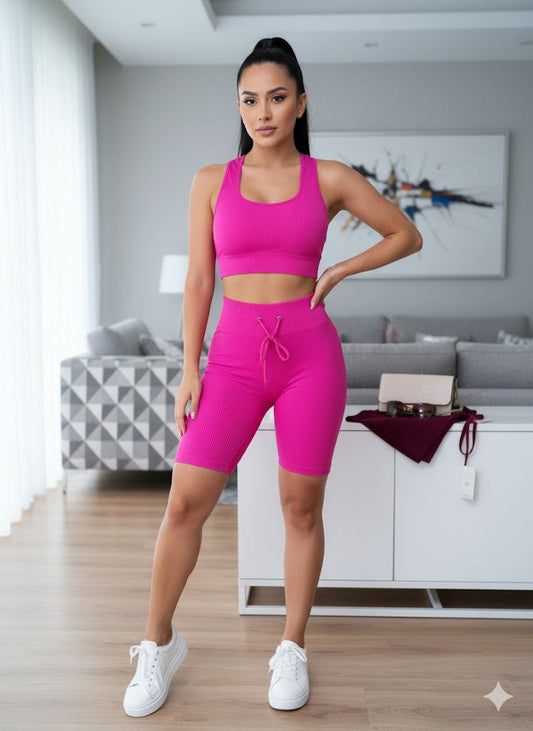 SHORT-SLEEVED SPORTS SET ONE SIZE UP TO S