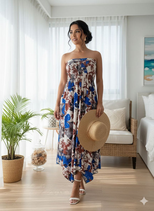 000.6 STRAPLE DRESS ONE SIZE UP TO M