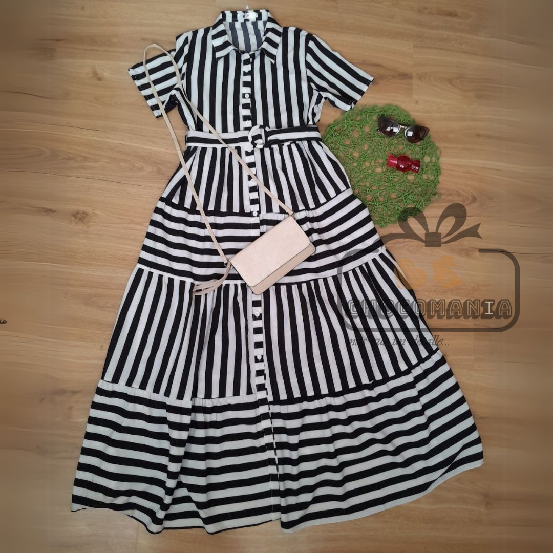 STRIPED DRESS L/XL 