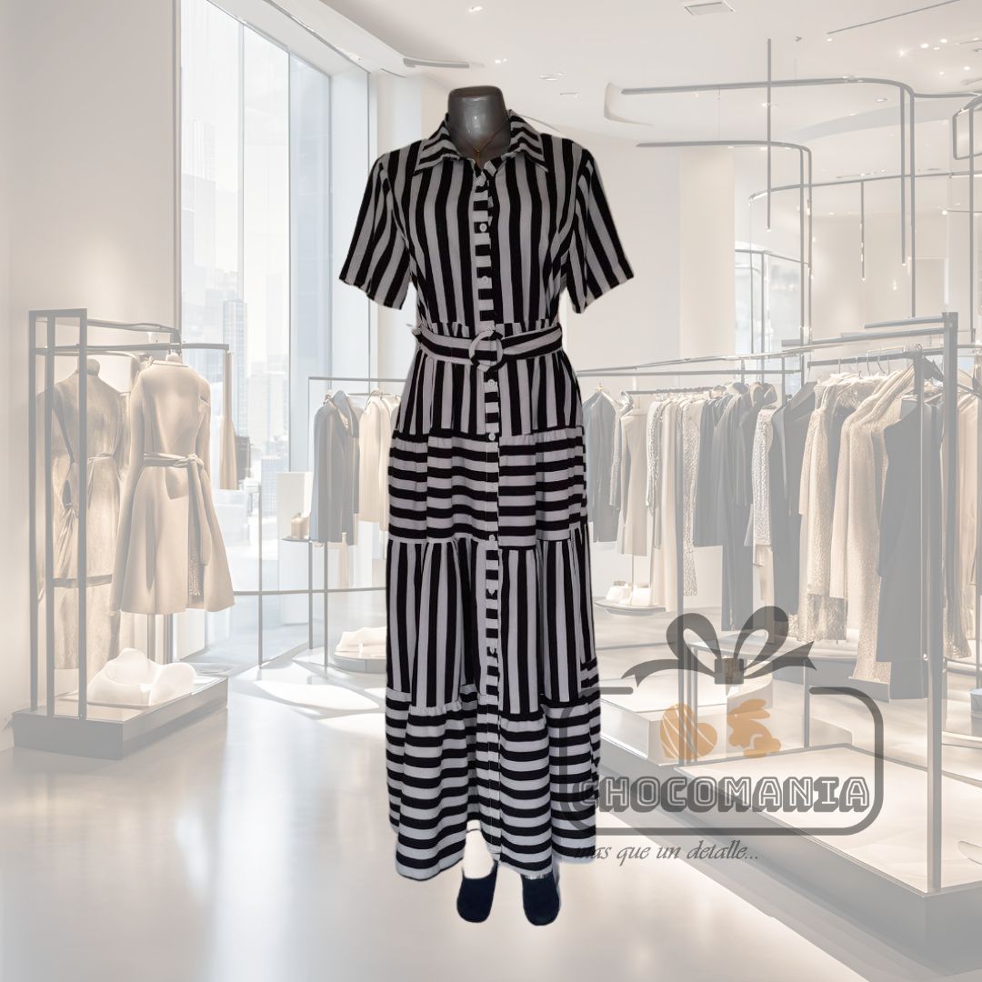 STRIPED DRESS L/XL 