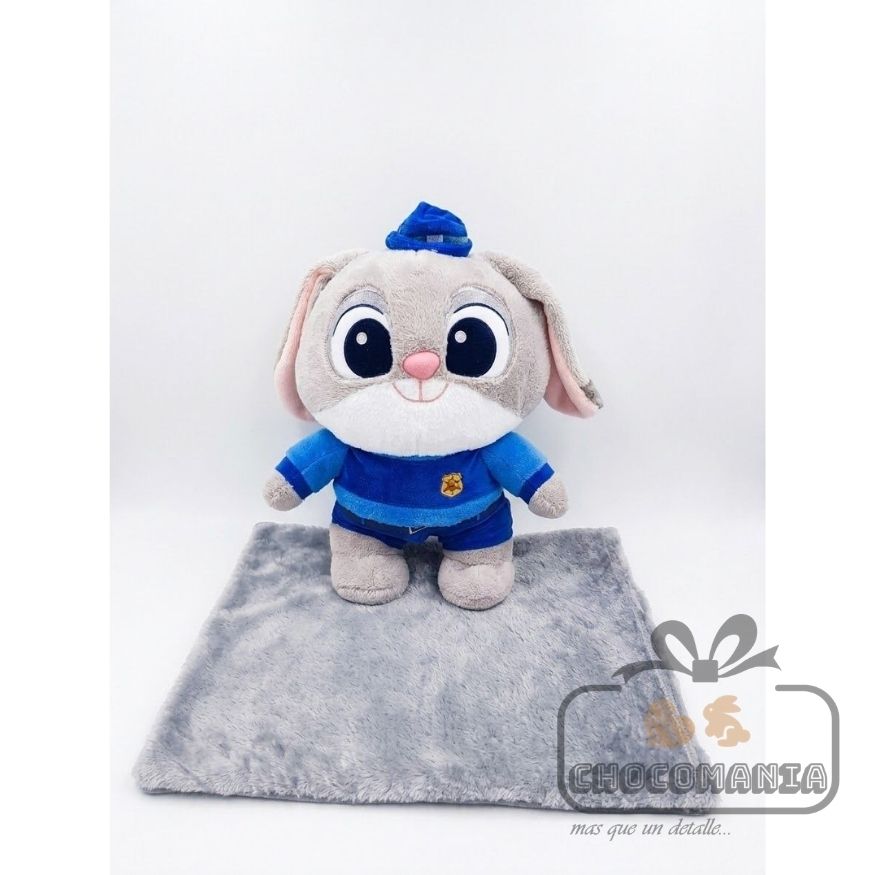 PELUCHE DE JUDY HOPPS ZOOTOPIA CON COBIJA 45CM / 1,83CM