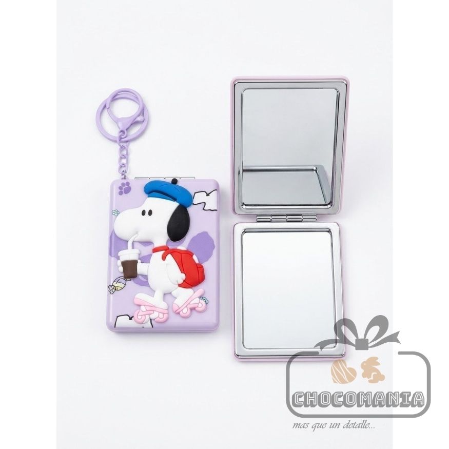 MINI ESPEJO DE SNOOPY VARIOS COLORES