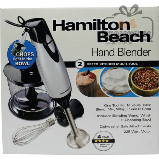 HAMILTON BEACH IMMERSION BLENDER 59765 Blend, Mix, Whip, Puree and Chop