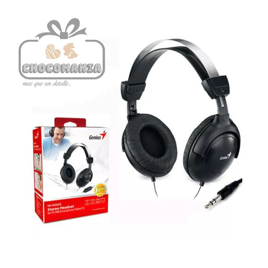 GENIUS HEADPHONES WITH MICROPHONE/VOLUME CONTROL HS-M505X