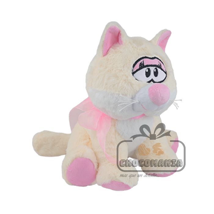 CAT PLUSH WITH PAWS 30CM (VARIOUS COLORS) UNLICENSED