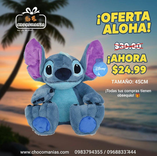 Peluche Stitch (Experiment 626) 45cm | Disney Lilo & Stitch | Chocomania 👽💙