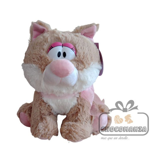 CAT PLUSH WITH PAWS 30CM (VARIOUS COLORS) UNLICENSED